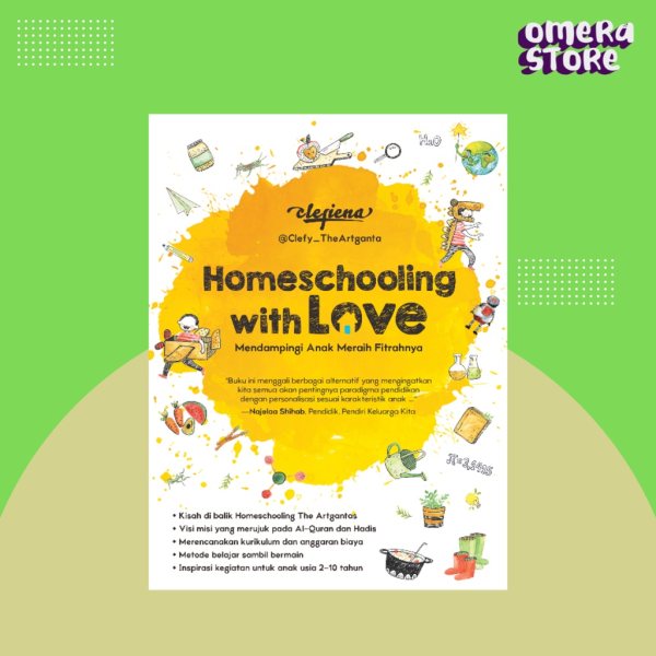 Sampul buku HOMESCHOOLING WITH LOVE - Clefiena