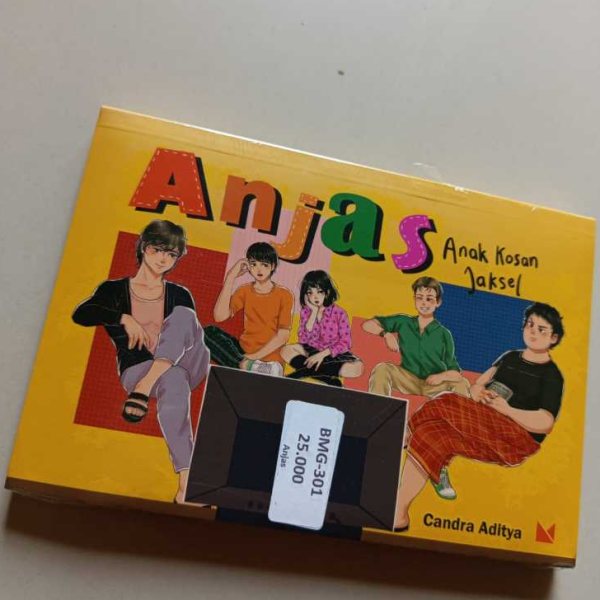 Sampul buku ANJAS ANAK KOSAN JAKSEL Karya Candra Aditya