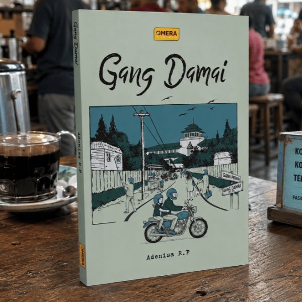 Sampul buku Buku Gang Damai karya Adenisa R. P. Peraih Ahmad Tohari Awards 2025